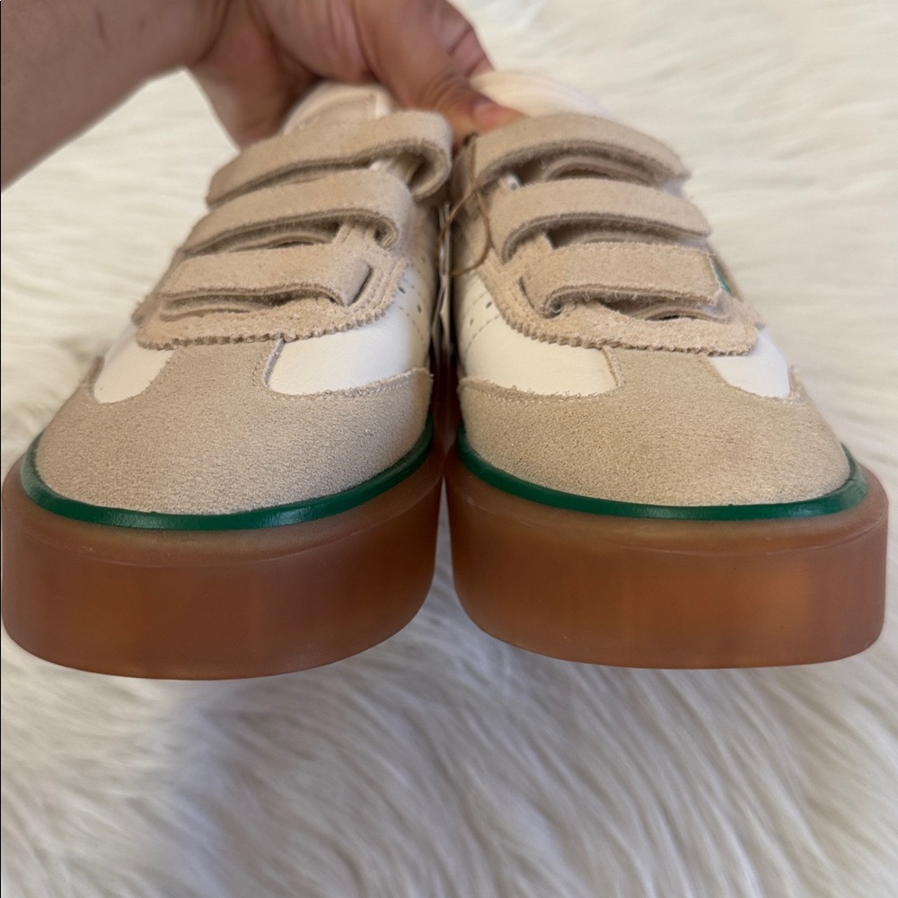 Adidas x Ivy Park Women’s Super Sleek 3 Strap Wonder White Gum Sneakers 5.5 - Picture 4 of 16